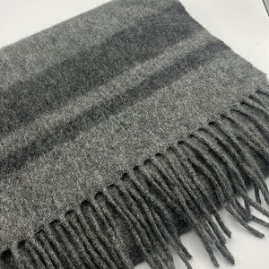 Gray Wool Men's Scarf